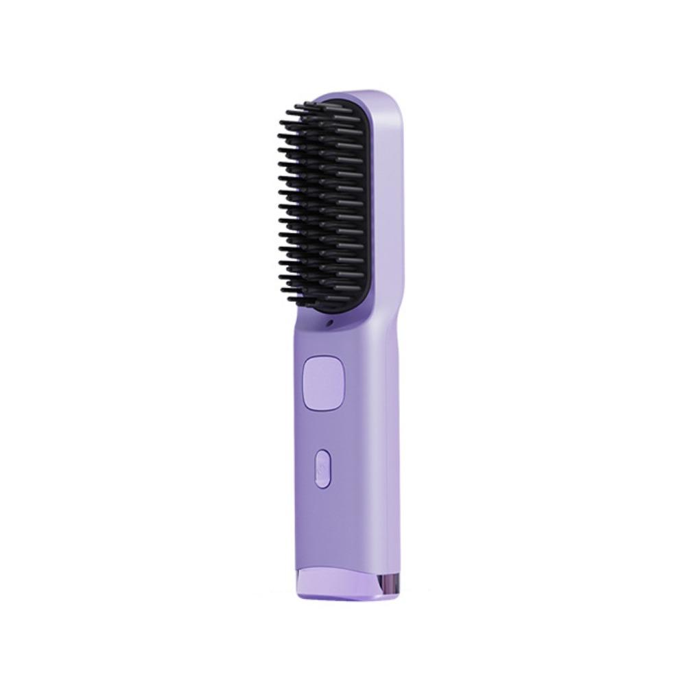 Type-C Rechargeable Straight Hair Comb 140-200C° Wireless Hair Straightener  Home Salon
