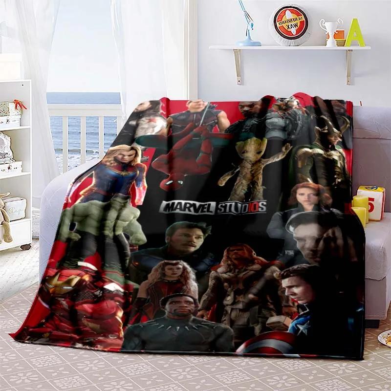 Cartoon Nordic Mythology Thor Series Blanket Living Room Bedroom Sofa Cover Blanket Soft and Comfortable Children's Nap Blanket