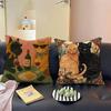 Henri Matisse Cat Pillow Case Throw Pillow Cover Nordic Vintage Style Cushion Covers Home Living Room Sofa Couch Seat