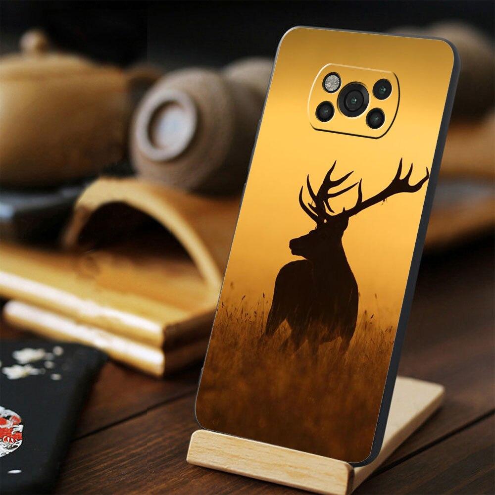 Funda pentru telefon pentru Xiaomi POCO F4 GT MI 11 lite 9T X4 X3 NFC M3 M4 Pro 5G 11T F3 10T Camo pentru vânătoare de căprioare