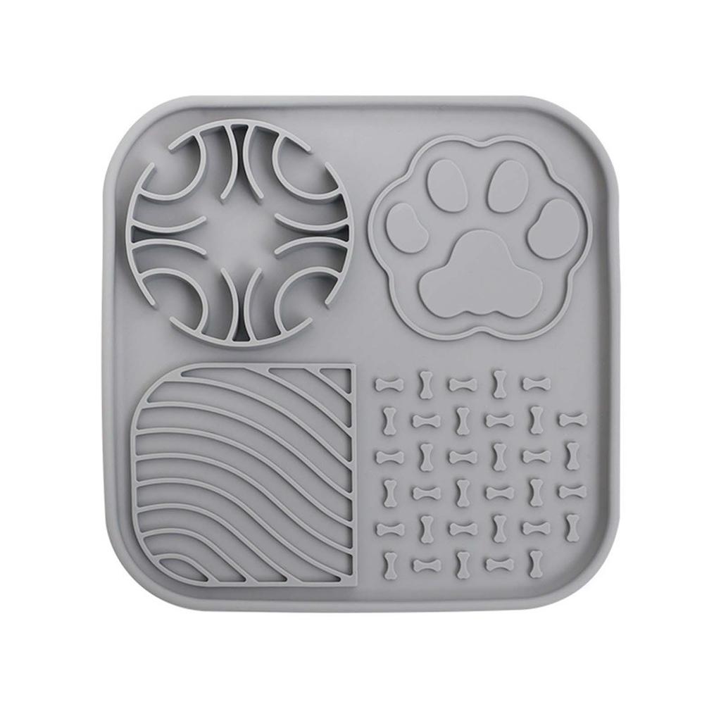 Creative Square Pet Licking for Cats and Dogs, Interactive Lick Pad for Treats and Food