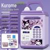Smart Piggy Bank: Automatic Money Rolling, Fingerprint Lock, Sound & Light Features for Kids