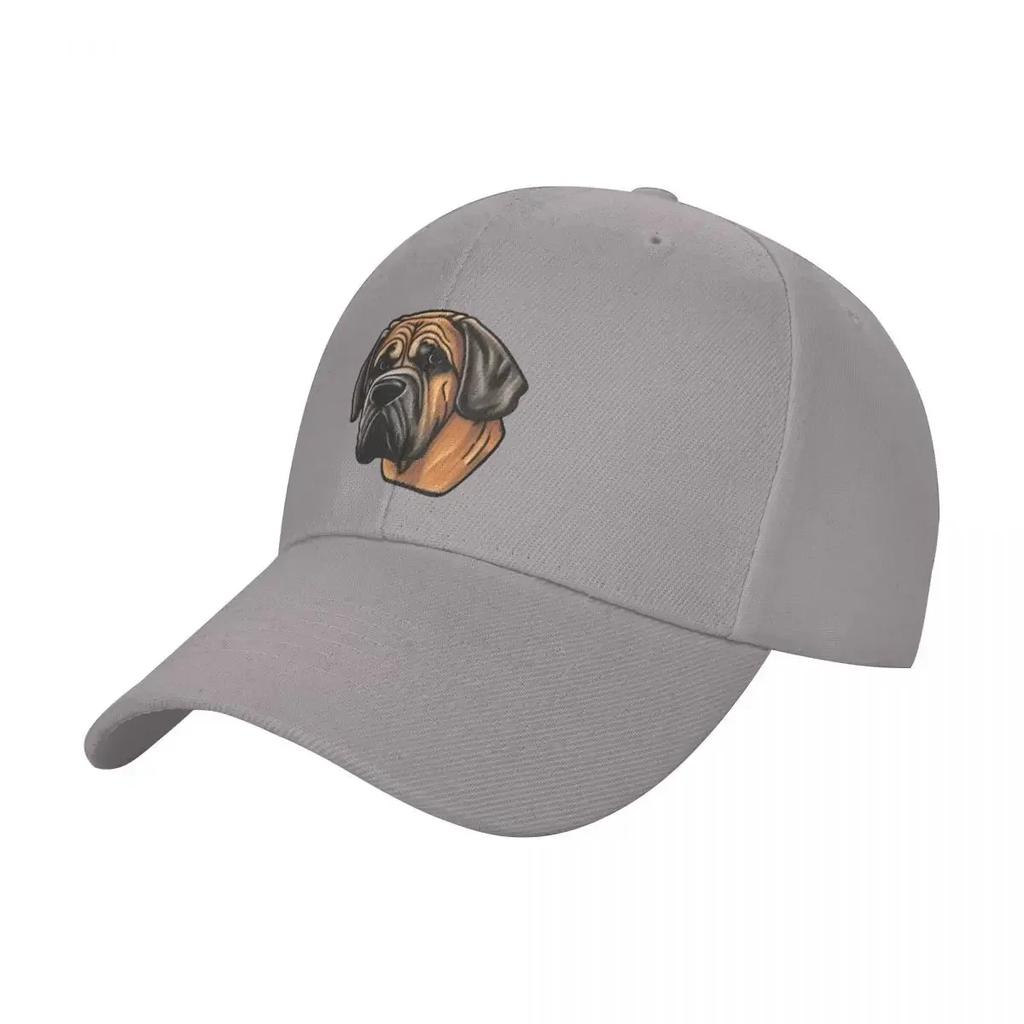 English Mastiff Portrait for Dog Lovers Baseball Cap Mountaineering custom Hat derby hat sun caps Women Hats Men's