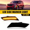 For 2013 2014 Cadillac ATS & 17-2024 XT5 Amber Front Bumper Side Marker Lights A
