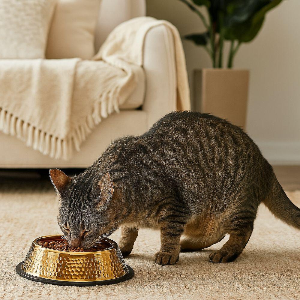 Large Capacity Pet Feeding Bowl Stainless Steel Cat Food Dish Dog Water Food Bowl  for Feeding