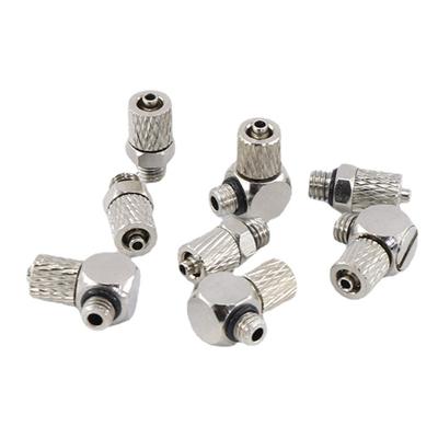 M5/M3/M6/M4 PL M3/M4/M5 SMC Typ Schnellverdrehverbindung Pneumatikfitting PC Mini Metallverriegelung Messing Gerades Winkelstück T-Stück Schlauch