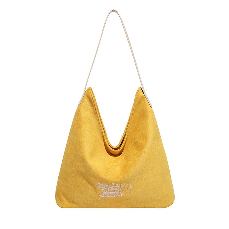 

Замшевая женская ретро сумка через плечо - Универсальная осенне-зимняя модная сумка-тоут высокого класса Bag Only