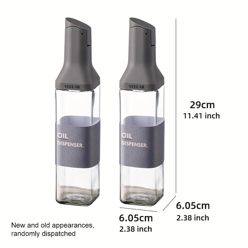 

Диспенсер для масла и уксуса Стеклянный диспенсер для кухни, Кувшин для оливкового масла, Стеклянная бутылка для оливкового масла 500 мл, Набор из 2 штук 2 pcs Dark Grey