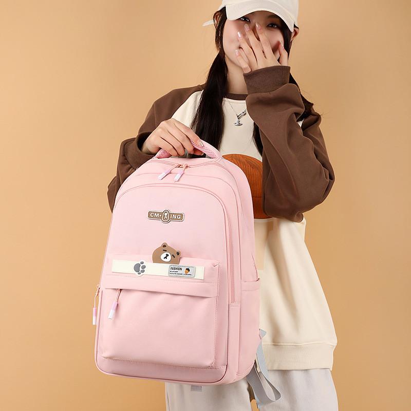 New Style Student Backpack For 3-6 Grade Primary School Kids Cartoon Bag With Large Capacity