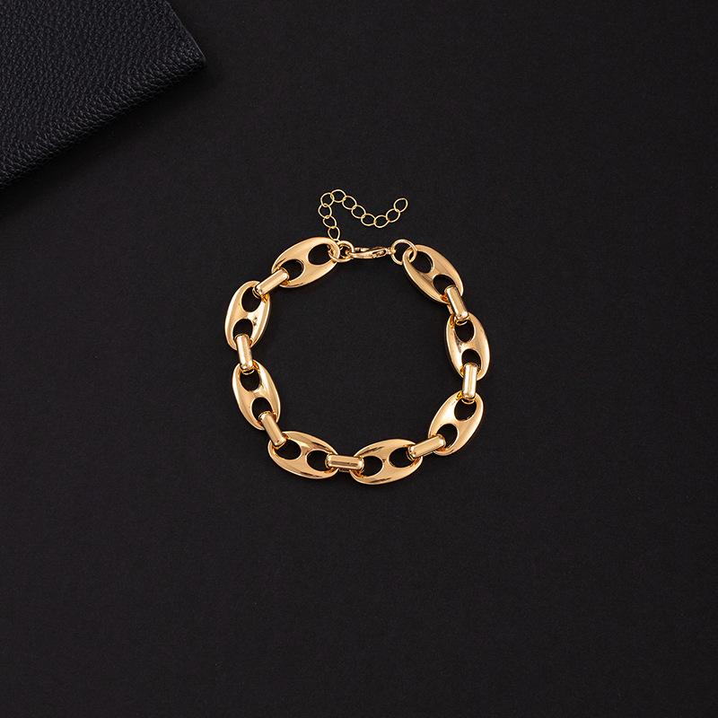 Pig Nose Chain Jeans Chain Necklace Bracelet Punk Unisex Metal Waist Chain
