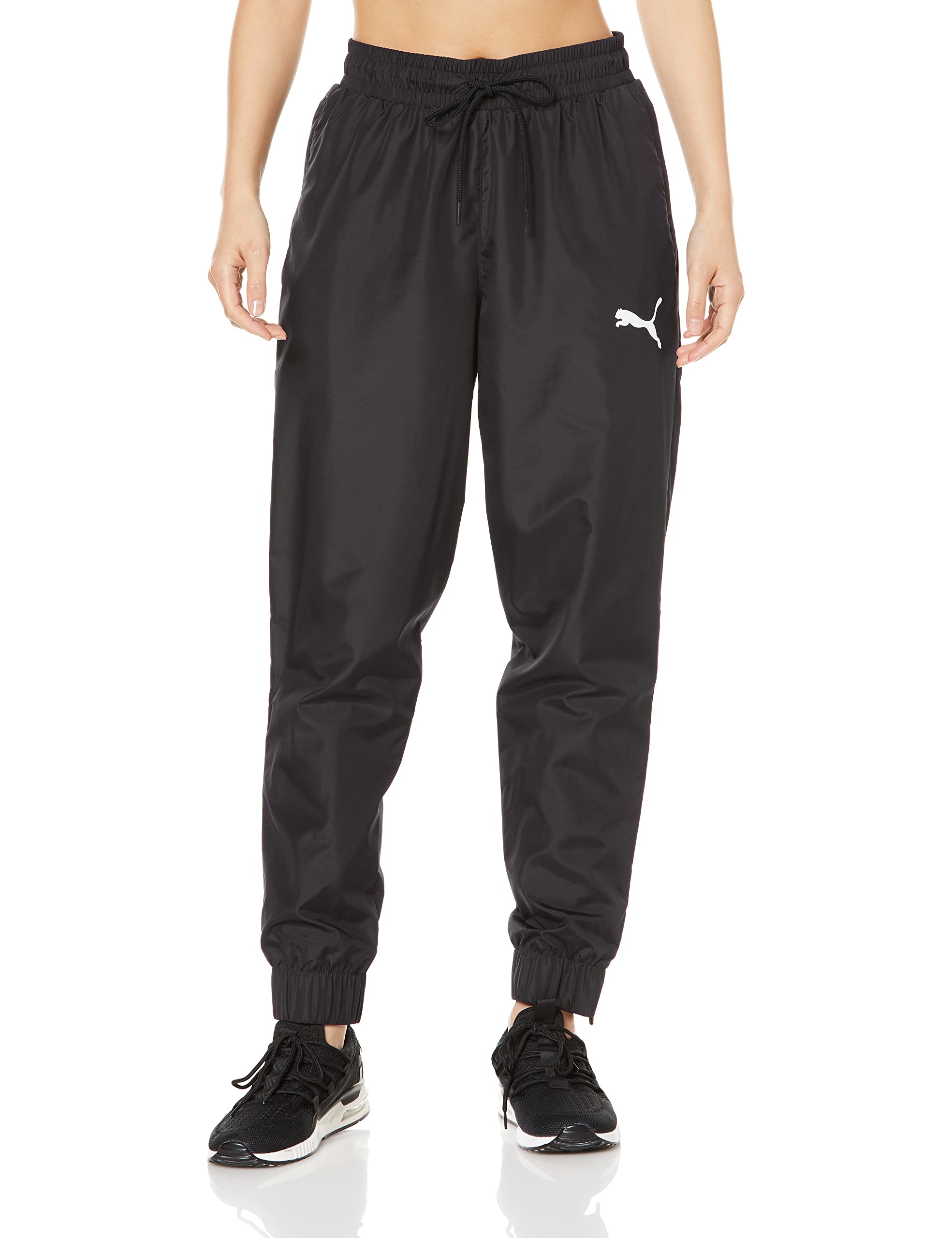 

Long Pants Running Training CROSS THE LINE Warm Up Pants W 521917 24 Color Black L [PUMA] Women s Spring/Summer (01)