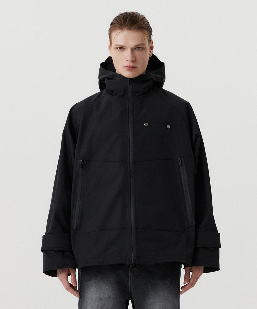 Wmc Oversized Hooded Shell Parka_Black