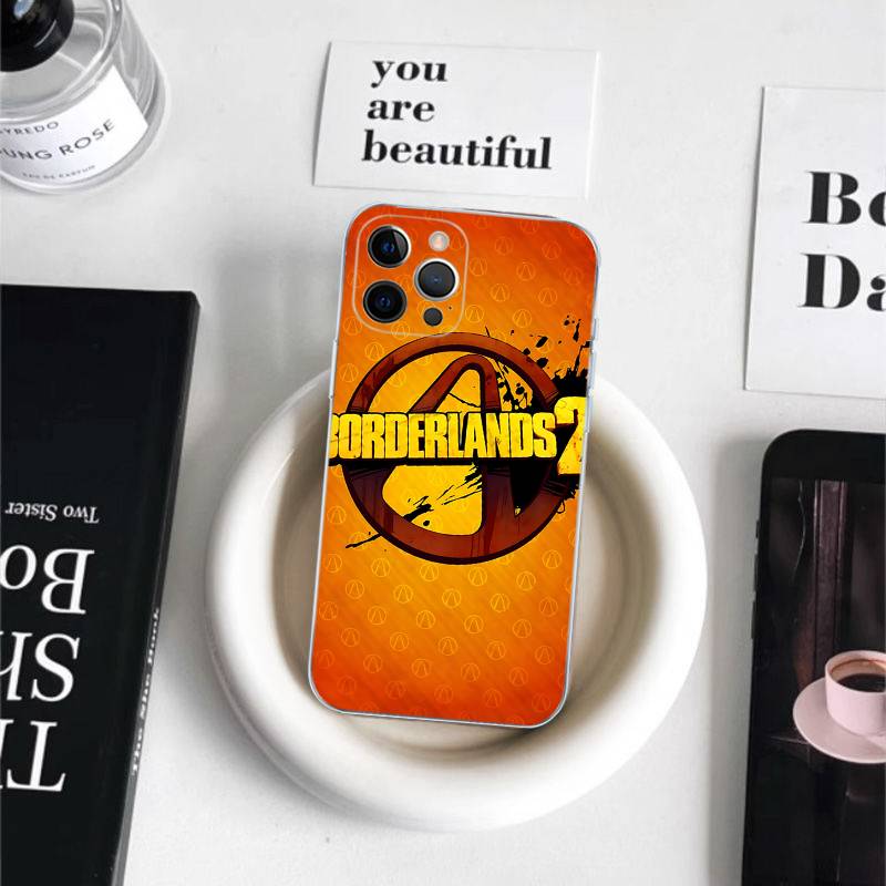 Game B-Borderlands For IPhone 17 16 15 14 13 12 11 Pro Max Plus Transparent Soft TPU Phone Cover