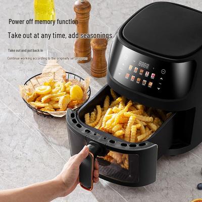 Smart 5L Air Fryer with Color Screen: Large Capacity Multifunctional Electric Oven & French Fry Maker