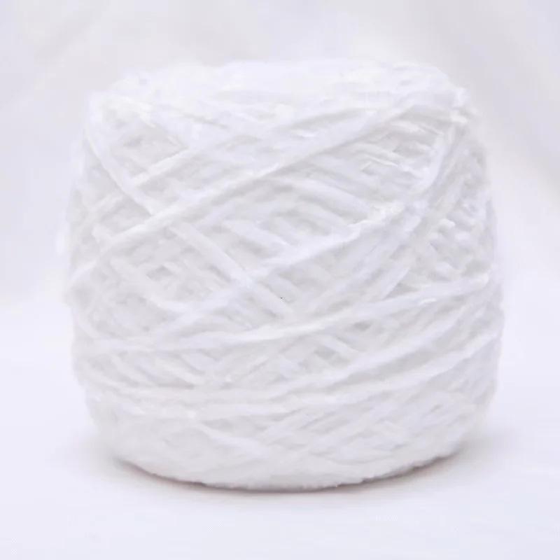 240g Chenille Wool Ball Golden Velvet Glossy Velvet Hand-woven DIY Soft Waxy Rough Scarf Thread Knitting Sweater Hook Slippers