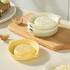 2Pcs Ceramic Grater Plate Set Ceramic Ginger Garlic Grater Plates with Olecranon Diversion Port Multipurpose Grinders for Juice Control