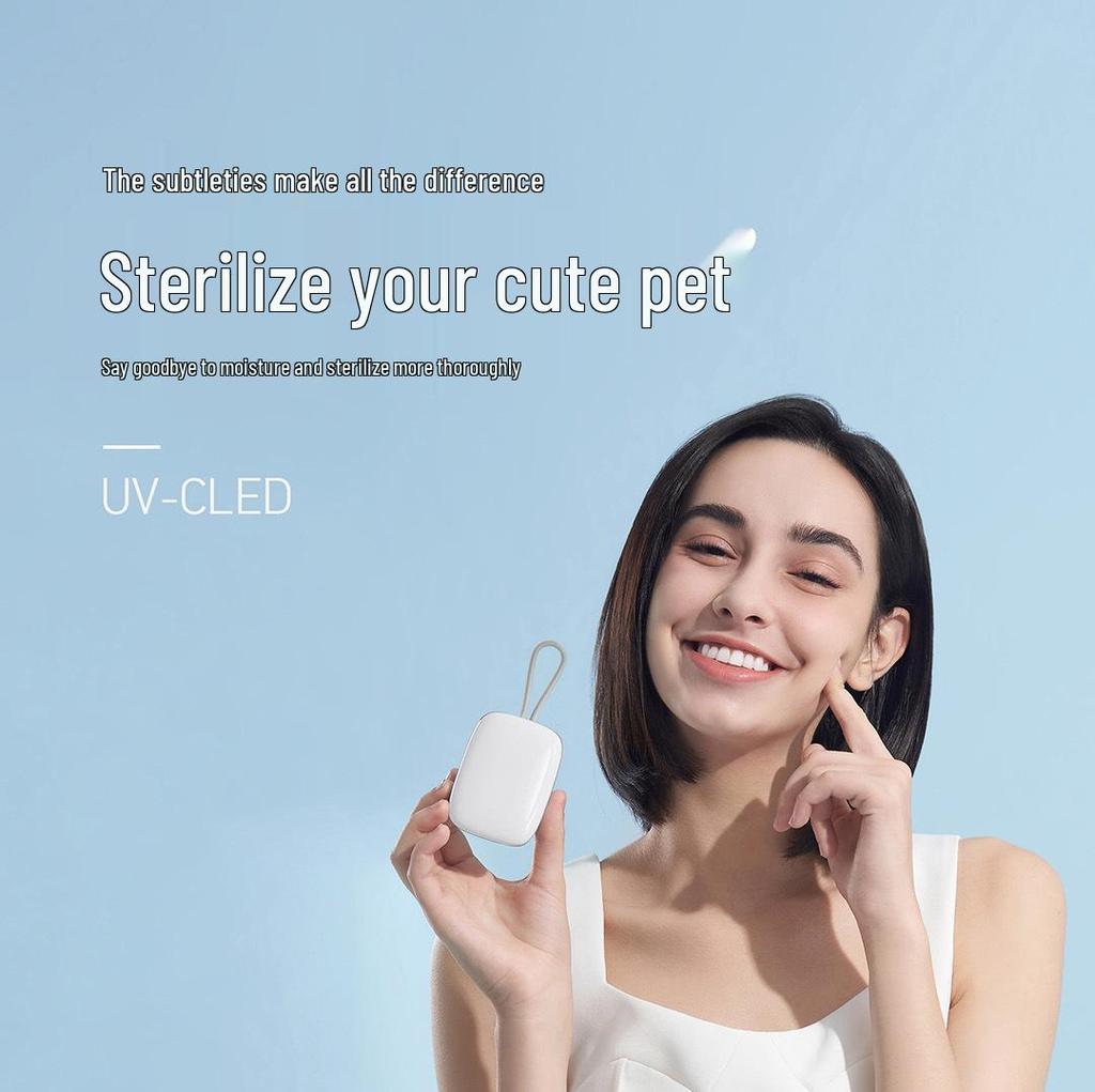 Smart Portable UVC Toothbrush Sterilizer with Drying and Charging