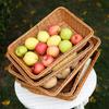 Imitation Rattan Plastic Storage Basket
