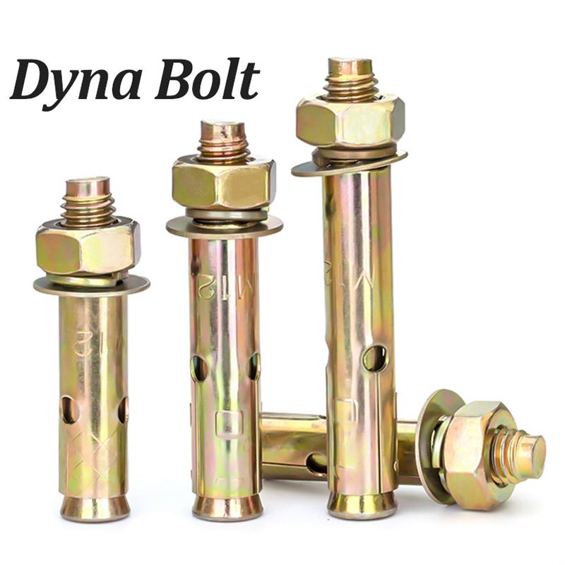 10pcs Dyna Bolt/ Expansion Bolt/ Dynabolt/ Concrete Anchor Bolt 1/4" 5/16" 3/8" 1/2"