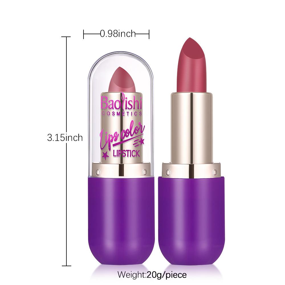 Nude Matte Sexy Lipstick Non-stick Cup Waterproof Mist Top Long-lasting Velvet Lipstick