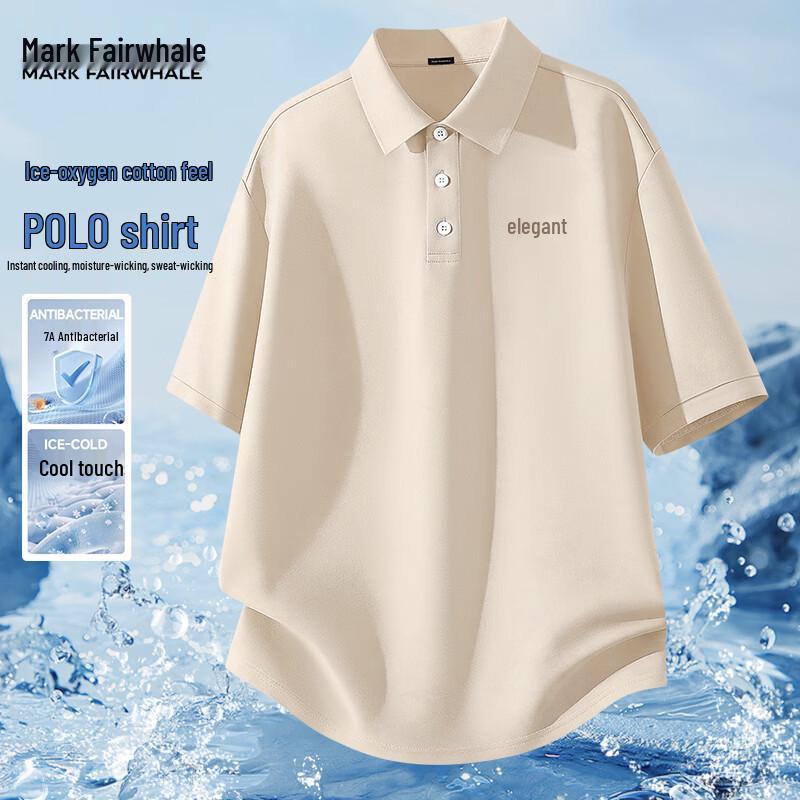 Mark Fairwhale Men s Loose Fit Quick-Dry Polo Shirt L