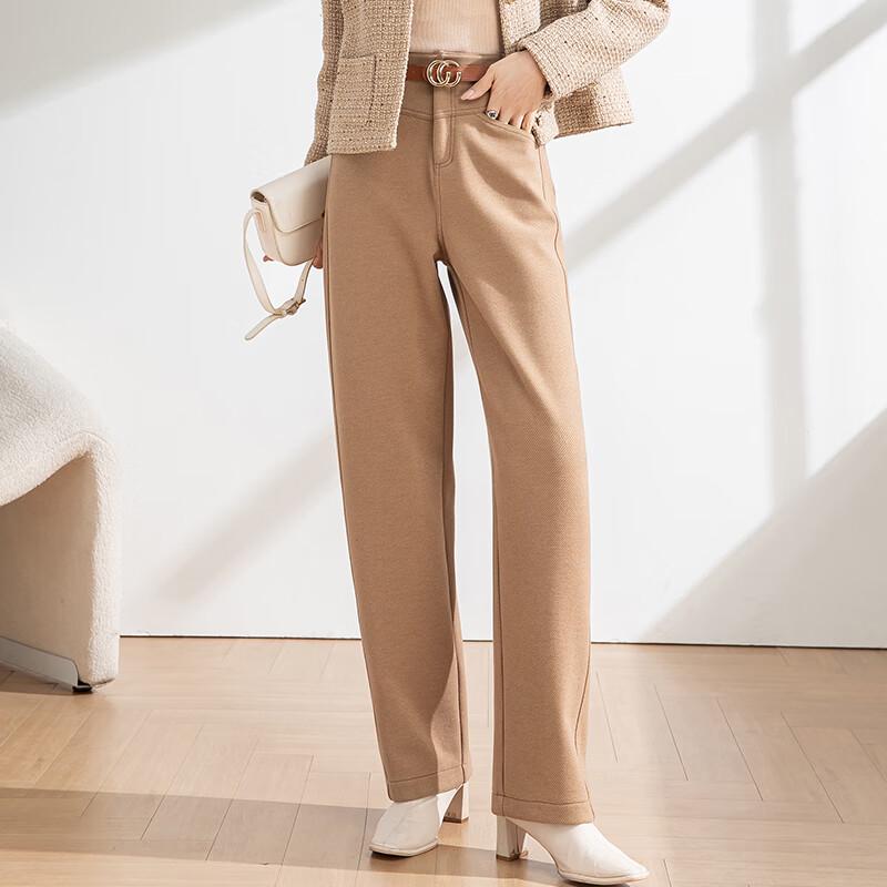 Fanzhen Women's High-Waist Wool Blend Harem Pants