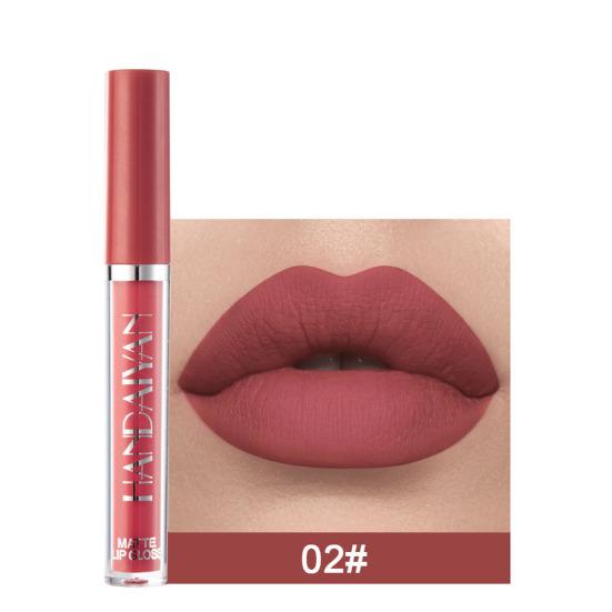 Matte Waterproof Long Lasting Moisturizing Lip Gloss Non Sticky Makeup Lipstick