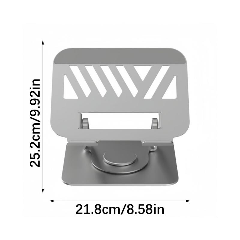Lightweight Steel Laptop Stand Foldable Design Enhances Ventilation MultiDevice Compatibility Height Adjustable