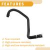 HVAC Heater Hose No.BV6118K579FD Engine Radiator Coolant Water Hose Pipe for Ford Focus III 2010-2023 Rubber Black Good Sealing