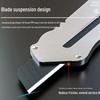 Heavy-Duty Stainless Steel Utility Knife for Paper and Wallpaper Cutting