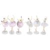Pack of 3 Ballet Girl Cake Decorations Ballerina Cake Decor Perfect for Girls Princess Wedding Birthday Celebrations