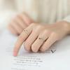 925 Sterling Silver Adjustable Star Moon Ring: Creative, Fresh, Cool Style for Women and Best Friends