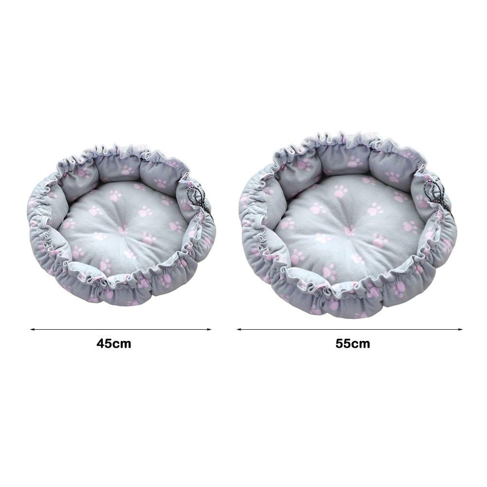 Soft Material Drawstring Pet Bed 45/55cm Adjustable Pet Bed Fantasy Soft Warm Nest  Indoor Use
