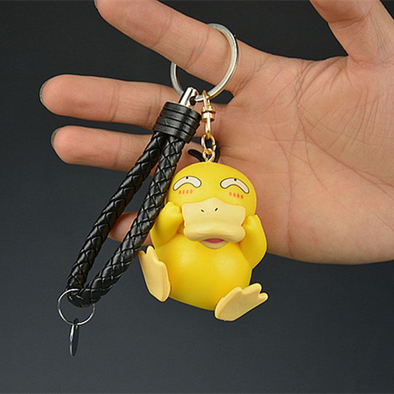 

Cartoon Pokemon Kawaii Squirtle Psyduck Key Ring Charm Bag Ornament Doll Children Birthday Presents Durable Perfect Gift