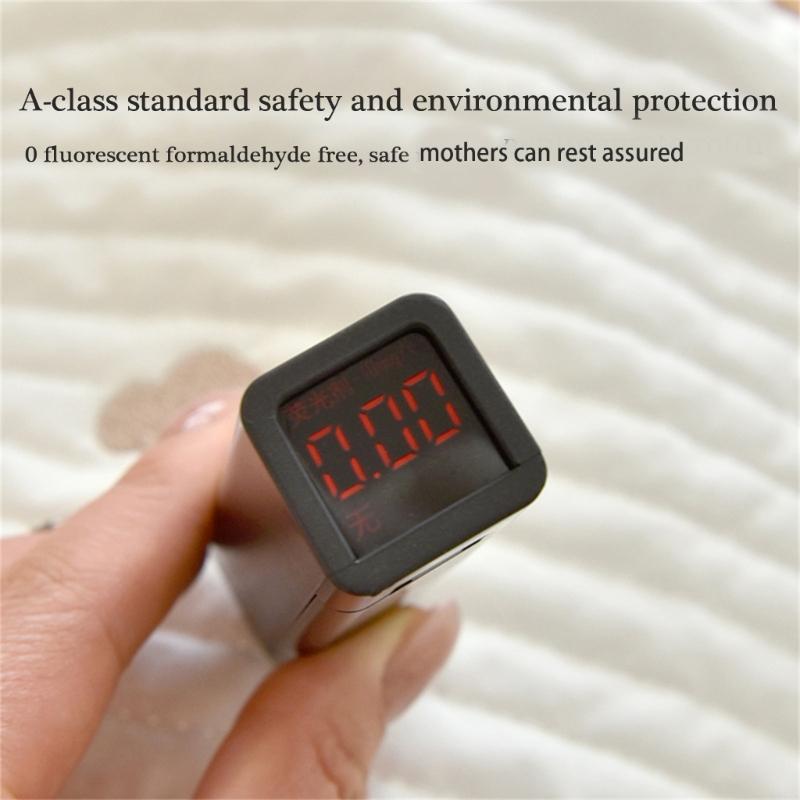 Baby Cot Hanging Storage Bag Bedside Hanging Storage Pocket Cotton Bag for Organizing Diapers & Toy Beside this crib