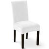 Soft Velvet Dining Chair Cover Stretch Parson Chair Slipcovers Thick Solid Fabric Washable Seat Protectors Banquet Wedding 1pc