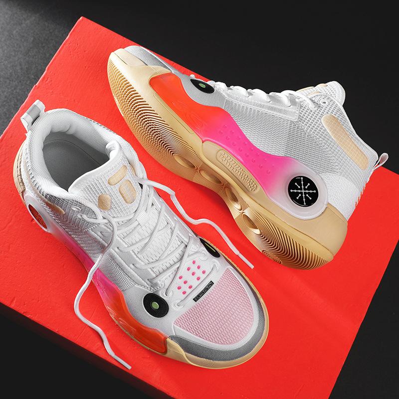 Men's shoes spring and autumn men's casual basketball sports shoes outdoor high-top single shoes versatile fashion sports shoes