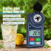 Digital Refractometer Brix Meter Portable Fruit Juice Drinks Sprite Beverage Sugar Tester Meter Suger Content Measuring Instrument
