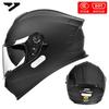 DOT 3C Certified Full Face Motorcycle Helmet Men Women All-Season Riding Safety Gear With Multiple Visor Options