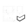 Frame for VNL/810/410 Fireplace Stove Frame Width 35 Mm