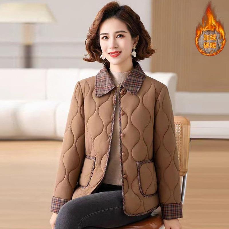 Casual Autumn and Winter Velvet Cotton-padded Jacket Casual Winter Short Cotton-padded Jacket New Cotton-padded Jacket Outer Wear