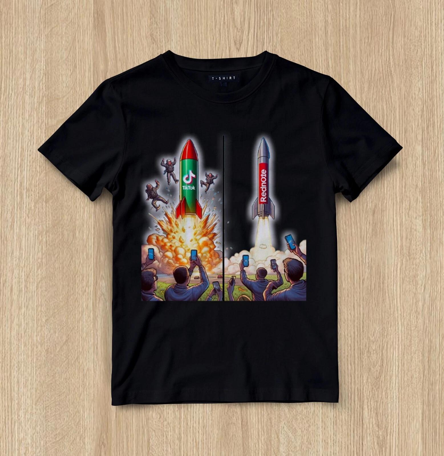 

Custom The Rocket Launch Graphic T-shirt Design Unisex Jersey Short Sleeve Tee XL