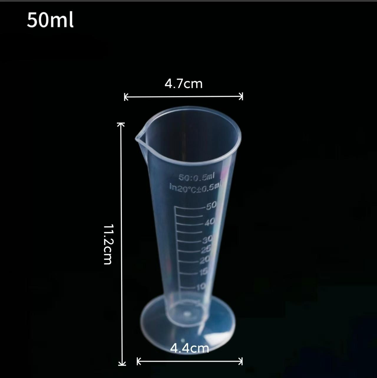 Solid Clear Cup Scale Measuring Cup Measuring Tools 50ml