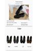 Women's 2025 Chunky Heel Mary Jane Shoes - French Square Toe, Pig Mouth Design, Spring/Autumn