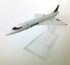 Kiumi Concorde Supersonic Passenger Plane, Air France, 1/400 Scale Alloy Model, Complete Airplane Toy