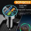 Dual USB Output 5 Ports Car Chargers Fast Charging Car Charger Adapter  Car Accessories