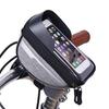 1Pc Bicycle Bag, Bicycle Handlebar Bag, Front Beam Brim Bag, Cycling Anti-splashing Bag, Touch Screen Mobile Phone Bag.