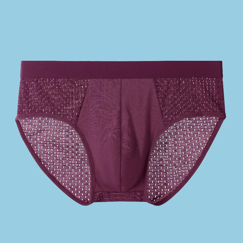 Quick Drying Mesh Mesh Ice Silk Men's Triangle Underwear Men's Modal Breathable Underwear
