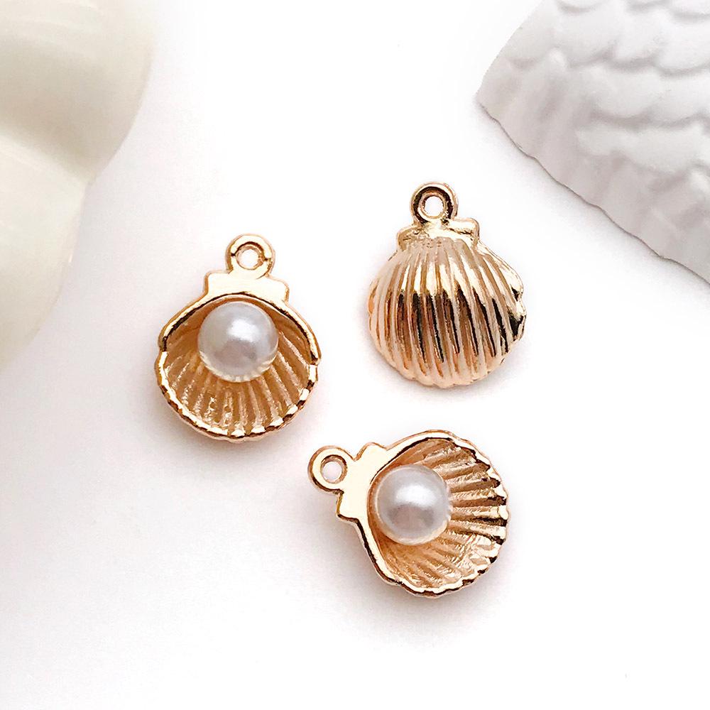 

Mixed Ocean Pearl Shell Pendant for DIY Jewelry: Earring, Necklace, Keychain Charm Set