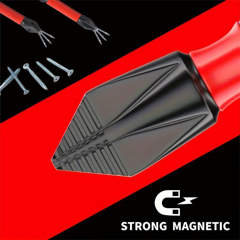 25mm Tungsten Steel Strong Magnetic Electric Screwdriver Anti Slip Electric Screwdriver Set with Hexagonal Handle Hand Drill